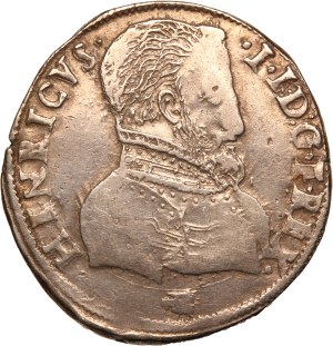 France 1 Teston 1557 H Silver