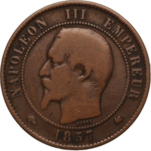 France 10 Centimes 1857 K Key Date