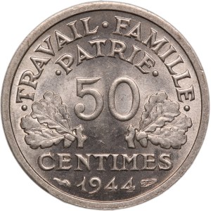 France 50 Centimes 1944 B