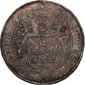 German States 1 Thaler 1639 HS Silver