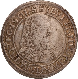 German States Wurttemberg-Oels 6 Kreuzer 1674 SP Silver