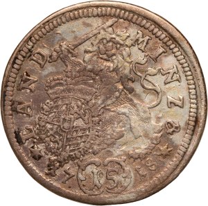 German States 15 Kreuzer 1718 1/4 Gulden Bavaria Silver