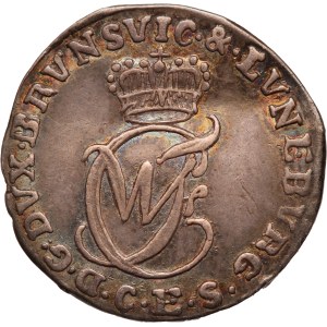 German States 2 Mariengroschen 1784 Brunswick-Wolfenbuttel Silver