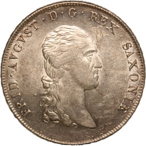German States Saxony 1 Thaler 1808 SGH Silver