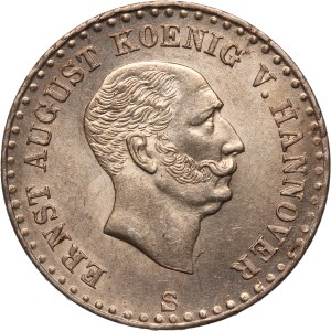 German States Hannover 1/12 Thaler 1843 S Silver