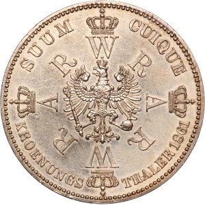 German States 1 Thaler 1861 A Silver