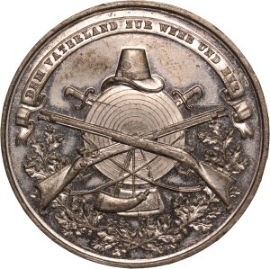 German States 1 Medal 1863 Bonn Shooting Medal Prooflike