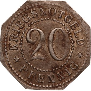 German States Schwarzburg-Sondershausen 20 Pfennig ND (1918)