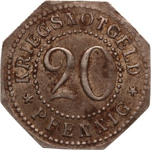 German States Schwarzburg-Sondershausen 20 Pfennig ND (1918)