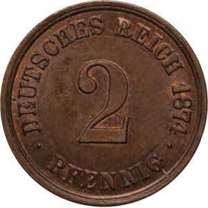 Germany, Empire 2 Pfennig 1874 A