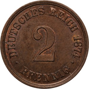 Germany, Empire 2 Pfennig 1874 A