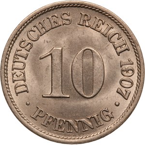 Germany, Empire 10 Pfennig 1907 A