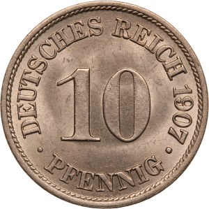 Germany, Empire 10 Pfennig 1907 A