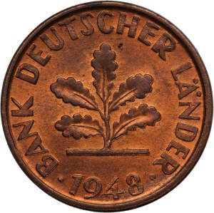 Germany, Federal Republic 1 Pfennig 1948 D