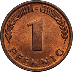 Germany, Federal Republic 1 Pfennig 1948 D