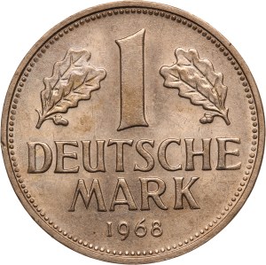 Germany, Federal Republic 1 Mark 1968 F