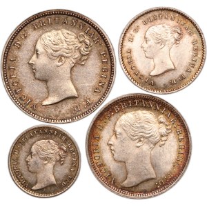 Great Britain Maundy Set 1869 Silver