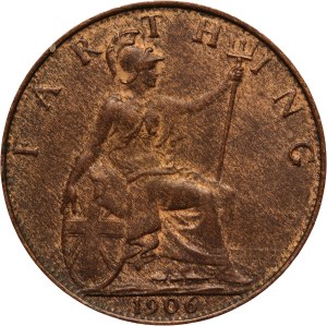 Great Britain 1 Farthing 1906
