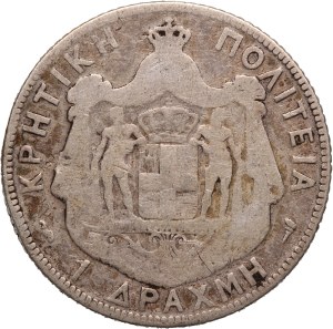 Greece 1 Drachma 1901 A Silver