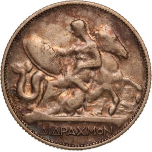 Greece 2 Drachmai 1911 Silver