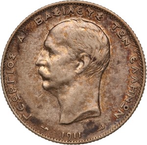 Greece 2 Drachmai 1911 Silver