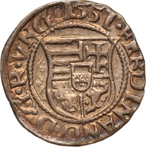 Hungary 1 Denar 1551 KB Silver