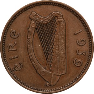 Ireland 1/2 Penny 1939 Key Date