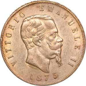 Italy 5 Lire 1875 M Silver