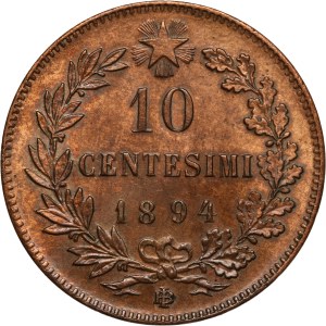 Italy 10 Centesimi 1894 BI