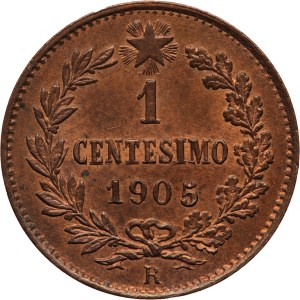 Italy 1 Centesimo 1905 R 1905/0 Key Date