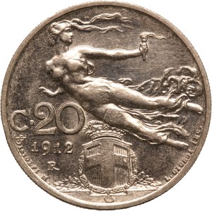 Italy 20 Centesimi 1912 R