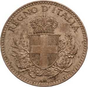 Italy 20 Centesimi 1919 R Mint Error