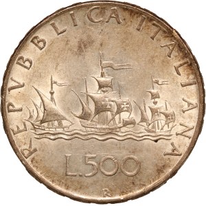 Italy 500 Lire 1966 R Silver