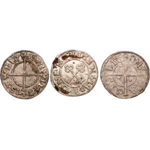 Latvia Livonia Riga Lot of 3 Coins (1536,1539,15??)