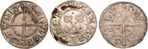 Latvia Livonia Riga Lot of 3 Coins (1536,1539,15??)
