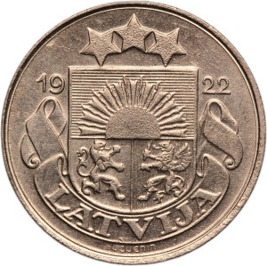 Latvia 10 Santimu 1922