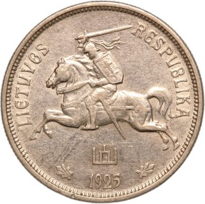 Lithuania 5 Litai 1925 Silver