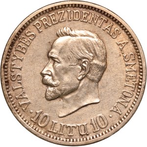 Lithuania 10 Litu 1938 Silver