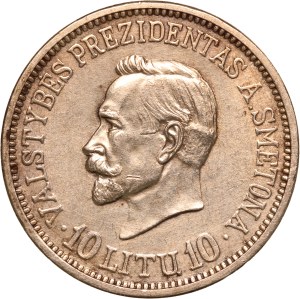 Lithuania 10 Litu 1938 Silver