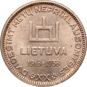 Lithuania 10 Litu 1938 Silver