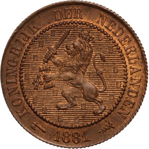 Netherlands 2 1/2 Cent 1881