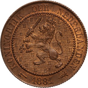 Netherlands 2 1/2 Cent 1881