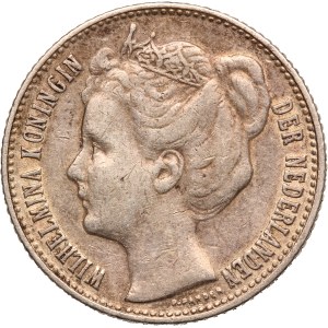 Netherlands 1/2 Gulden 1898 Silver