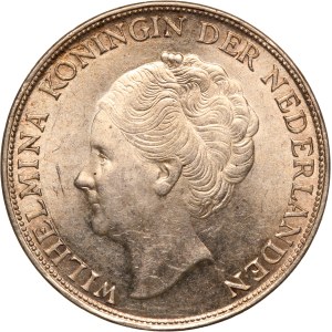 Netherlands 1 Gulden 1944 P Silver