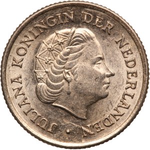 Netherlands 1/10 Gulden 1954 Netherlands Antilles Silver