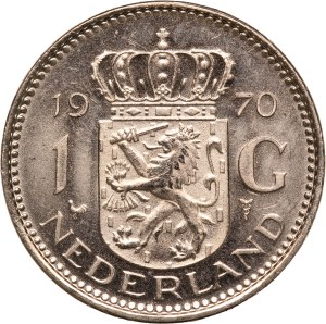 Netherlands 1 Gulden 1970 Rare PROOF
