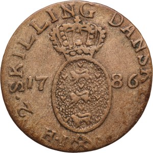 Norway 2 Skilling 1786 HIAB