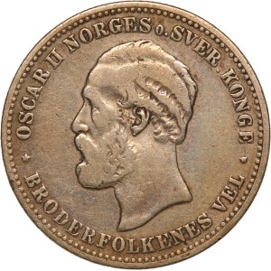 Norway 2 Kroner 1894 Silver