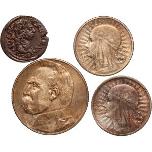 Poland Lot of 4 Coins 1661-1936