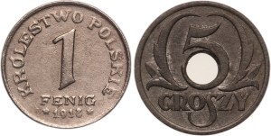 Poland Lot of 2 Coins 1918-1939